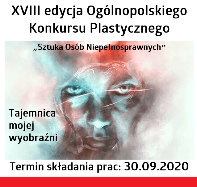 Grafika promująca konkurs Sztuka Osób Niepełnosprawnych