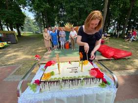Pokaż zdjęcie: Jubileuszowy tort