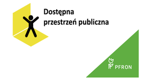 Pokaż zdjęcie: Na grafice umieszczona jest nazwa programu, ikona człowieka w żółtej przestrzeni oraz w prawym dolnym rogu logo PFRON. 