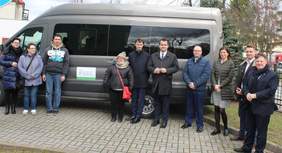 Autobus dla WTZ w Żabicach