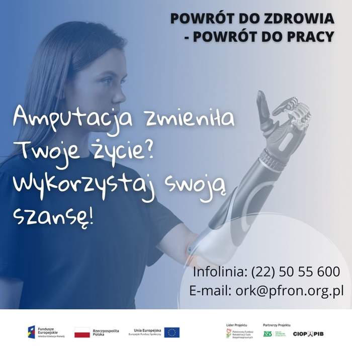 grafika projektowa dot. osób po amputacjach
