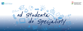 Pokaż zdjęcie: Projekt „Od studenta do specjalisty- kompleksowy program wsparcia niepełnosprawnych studentów i absolwentów na otwartym rynku pracy” - ulotka 