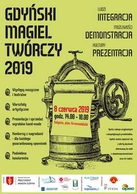 Pokaż zdjęcie: Plakat - XI Gdyński Magiel Twórczy.