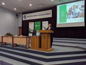 Pokaż zdjęcie: Wystąpienie Dyrektor Oddziału Zachodniopomorskiego Anny Rąbel