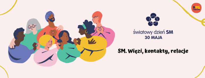 Pokaż zdjęcie: Grafika przedstawiającą ludzi w kręgu różnych narodowości trzymających się za ręce 