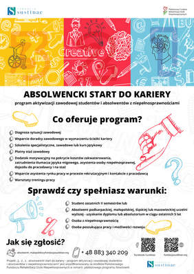 Pokaż zdjęcie: Grafika Fundacji Sustinae dotycząca projektu