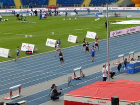 Pokaż zdjęcie: Bieg mężczyzn niepełnosprawnych na dystasie 100m