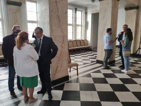 Pokaż zdjęcie: Wywiady z dziennikarzami