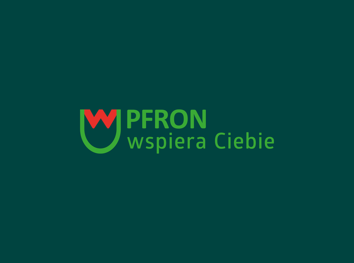 Pokaż zdjęcie: Logo ukazujące napis PFRON wspiera Ciebie