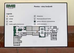 Pokaż zdjęcie: Plan tyflograficzny jednej z cześci Muzeum Ziemi Lubuskiej