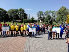Turniej Piłki nożnej Olimpiad Specjalnych w Kolbuszowej Dolnej, uczestnicy