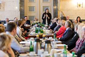 Pokaż zdjęcie: Wystąpienie minister funduszy i polityki regionalnej Małgorzaty Jarosińskiej-Jedynak,  fot. Tomasz Żak, UMSW