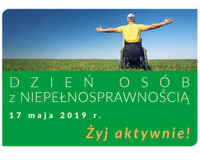 Pokaż zdjęcie: Plakat promujący Dzień Osób z Niepełnosprawnością