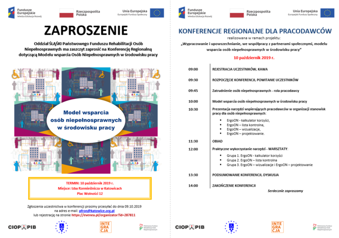 Pokaż zdjęcie: Zaproszenie na KONFERENCJĘ 