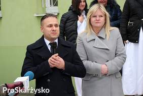 Pokaż zdjęcie: Fot. ProSkarżysko - starosta Artur Berus przemawia