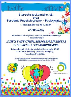 Pokaż zdjęcie: Konferencja "Dzieci z autyzmem i Zespołem Aspergera" w Aleksandrowie Kujawskim
