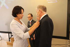 Uczestnicy obchodów Jubileuszu 20-lecia ŚDS w Kolbuszowej