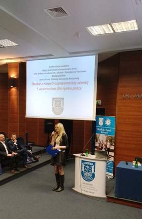 dr Anna Dobrychłop, Pełnomocnik Rektora AJP ds. studentów niepełnosprawnych