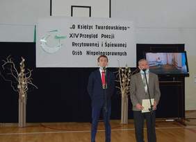 Pokaż zdjęcie: XIV Przegląd Poezji Recytowanej i Śpiewanej Osób Niepełnosprawnych, fot. WTZ Biszcza