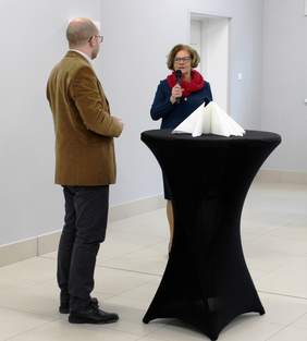 Dyrktor Oddziału Kujawsko-Pomorskiego Aleksandra Gierej i Dyrektor włocławskiego ZAZu Adam Turek