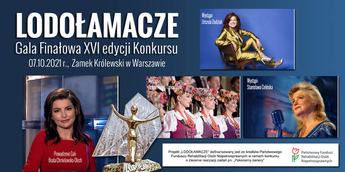 Baner informacyjny, tegorocznej  gali finałowej