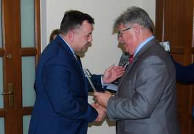 Pokaż zdjęcie: od lewej: Adam Stromidło - Prezez OM PZG i Jan Hamerski - Senator RP