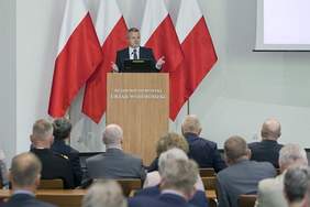 Wystąpienie wojewody podczas obchodów jubileuszu Państwowej Inspekcji Pracy 