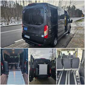 Pokaż zdjęcie: Kolaż zdjęć prezentując auto w kolorze ciemnoszarym z każdej strony