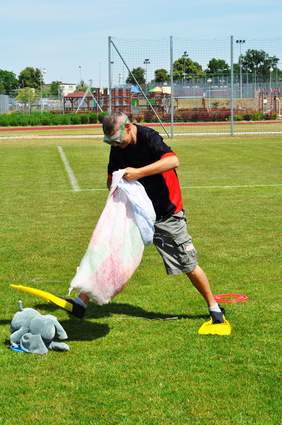 Sportowe zmagania uczestników