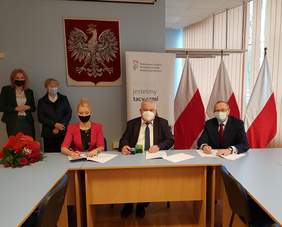 Pokaż zdjęcie: Na zdjęciu: A. Matałowska, M. Majcher, A. Michalski