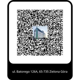 Kod QR z grafiką nowej siedziby Oddziału oraz nowym adresem