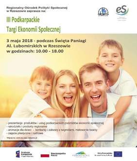Targi Ekonomii Społecznej w Rzeszowie, plakat