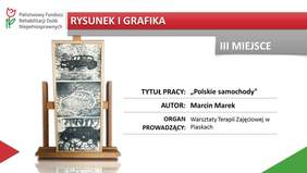 Pokaż zdjęcie: Marcin Marek autor pracy pt.:" Polskie Samochody"