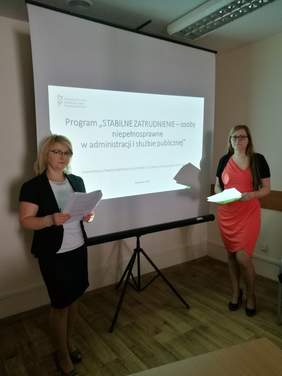 Spotkanie dotyczące programu „Stabilne zatrudnienie”