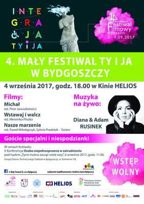 Plakat Małego Festiwalu Ty i Ja w Bydgoszczy