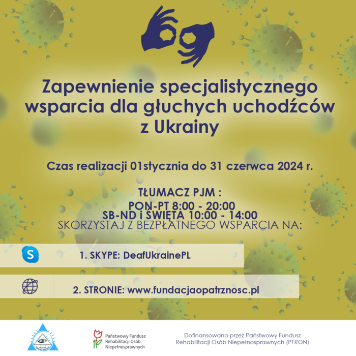 Pokaż zdjęcie: Plakat zadania. Informacje zawarte na plakacie znajdują się w treści komunikatu. 