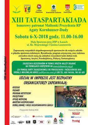 Pokaż zdjęcie: Plakat informujący o wydarzeniu