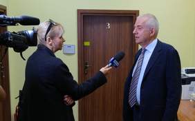 Pokaż zdjęcie: wywiad dla TVP3   Kanclerza Loży Łódzkiej BCC – Krzysztofa T. Borkowskiego