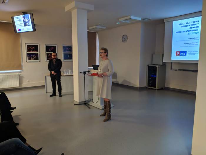 Pokaż zdjęcie: Dyrektor MOPR w Szczecinie dr Marta Giezek