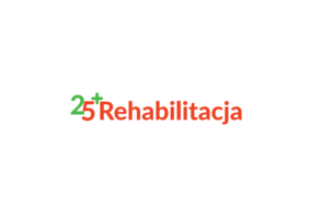 Pokaż zdjęcie: Logo programu Rehabilitacja 25 plus – cyfra ‘2’ i znak ‘+’ w kolorze zielonym, ‘5’ oraz napis ‘Rehabilitacja’ w kolorze czerwonym”