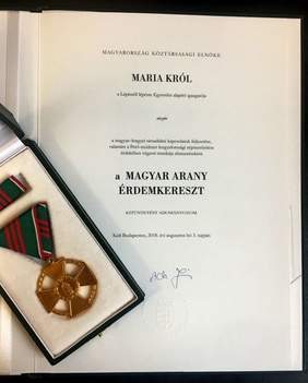 Pokaż zdjęcie: Węgierski Złoty Krzyż Zasługi